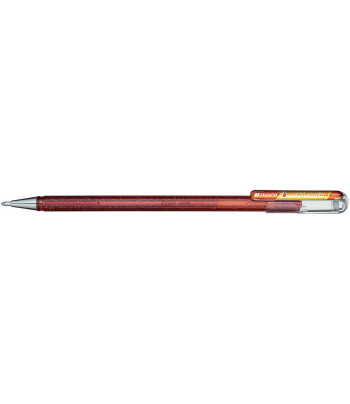 Ручка гелевая Hybrid Dual Metallic(Металлик -Хамелеон) 1,0 мм ОРАНЖЕВЫЙ+ЖЕЛТЫЙ МЕТАЛЛИК