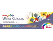 Набор акварельных красок в тубах Pentel Water Colours 5млх18цв Набор акварельных красок в тубах Pentel Water Colours 5млх18цв