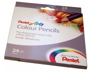 *Набор цв.каранд "Pentel Arts Colour Pencils" в картон.короб. 24цв *Набор цв.каранд "Pentel Arts Colour Pencils" в картон.короб. 24цв