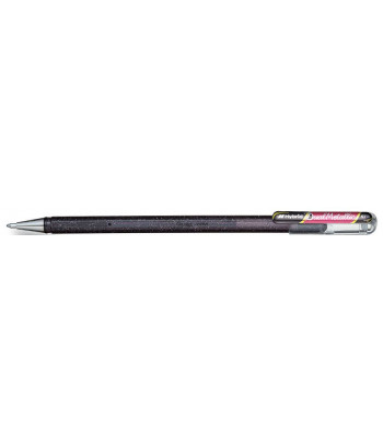 Ручка гелевая Hybrid Dual Metallic(Металлик -Хамелеон) 1,0 мм ЧЕРНЫЙ+КРАСНЫЙ МЕТАЛЛИК