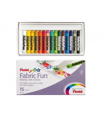 *Набор пастели для ткани Pentel FabricFun Pastels 15цв