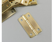 Петля декоративная для шкатулок с закруглен.углами  16х30мм