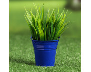 Ведерко металлическое окрашенное "Томми" 6х6см СИНЕЕ