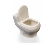 Кашпо для декора .керамическое "Трон" 110х120мм БЕЛОЕ