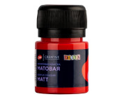 Краска акриловая матовая "Dekola" ЗХК 20мл КРАСНАЯ