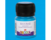 Краска акриловая матовая "Dekola" ЗХК 20мл НЕБЕСНО-ГОЛУБАЯ