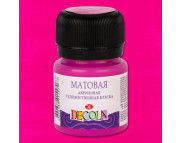 Краска акриловая матовая "Dekola" ЗХК 20мл ФУКСИЯ