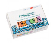Набор красок акрилов.глянц."Decola"в баночках в картон.короб.(6цвх20мл) Набор красок акрилов.глянц."Decola"в баночках в картон.короб.(6цвх20мл)