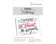 *Альбом-склейка для литтеринга "Hand Lettering"Hahnemuhle 170гр крупнн.зерно.25л А5 *Альбом-склейка для литтеринга "Hand Lettering"Hahnemuhle 170гр крупнн.зерно.25л А5